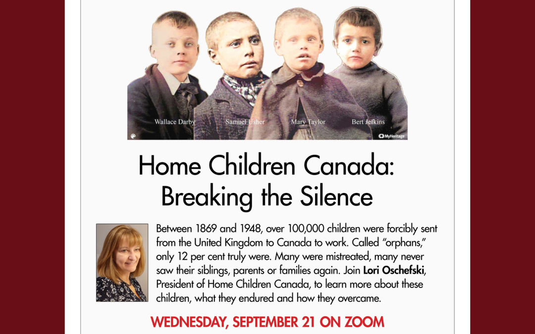 HOME CHILDREN CANADA: BREAKING THE SILENCE