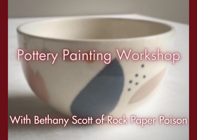 Pottery Painting Workshop with Rock Paper Poison
