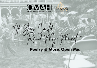 If You Could Read My Mind… Poetry & Music Lawn Night | OMAH & Leacock Museum