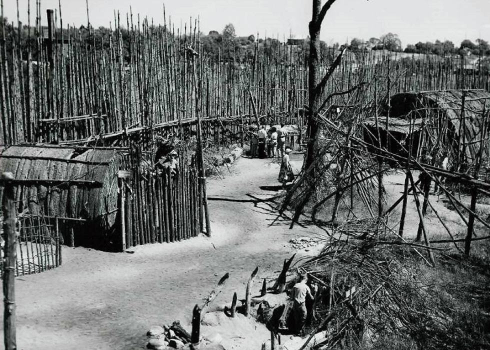 Historic image of Mnjikaning near Orillia
